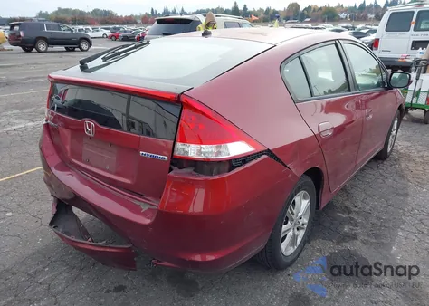 2010 Honda Insight Ex from USA, damaged, VIN JHMZE2H76AS026368